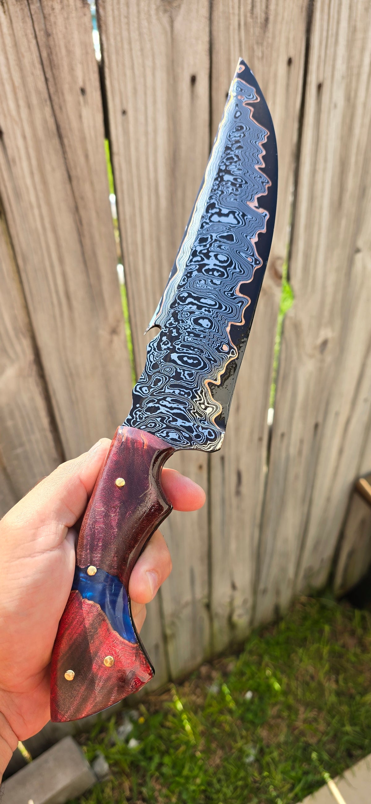 Mokumasco Knife with Carbon Core